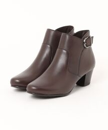 piedi nudi/ﾋﾟｴﾃﾞｨﾇｰﾃﾞｨ 本革 ベルトデザイン ショートブーツ
