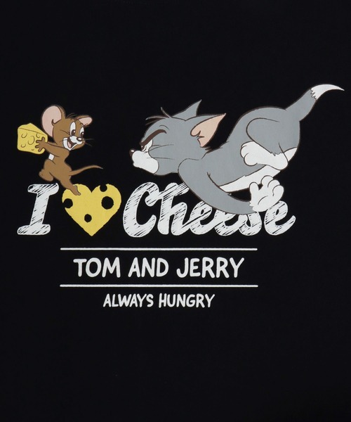 Tom&Jerry(トムアンドジェリー)の「Tom and Jerry/トムとジェリー フロント バックプリント ワンポイント刺繍 ロンT 長袖 ロングスリーブTシャツ レディース メンズ(Tシャツ/カットソー・レディース・ブラック/アッシュグレー/ネイビー/ホワイト・LL/M/L)」の17枚目の写真