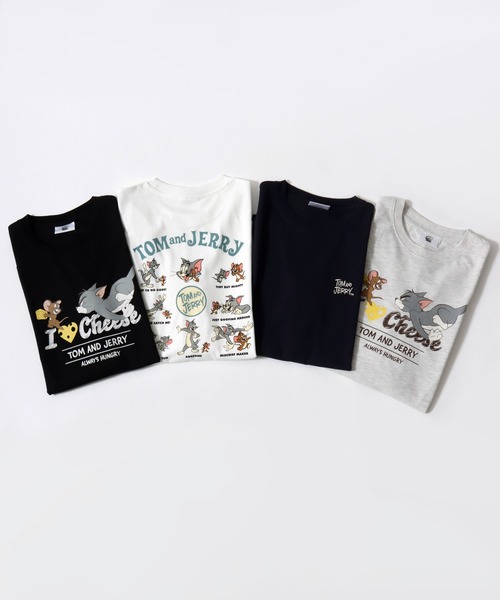 Tom&Jerry(トムアンドジェリー)の「Tom and Jerry/トムとジェリー フロント バックプリント ワンポイント刺繍 ロンT 長袖 ロングスリーブTシャツ レディース メンズ(Tシャツ/カットソー・レディース・ブラック/アッシュグレー/ネイビー/ホワイト・LL/M/L)」の18枚目の写真