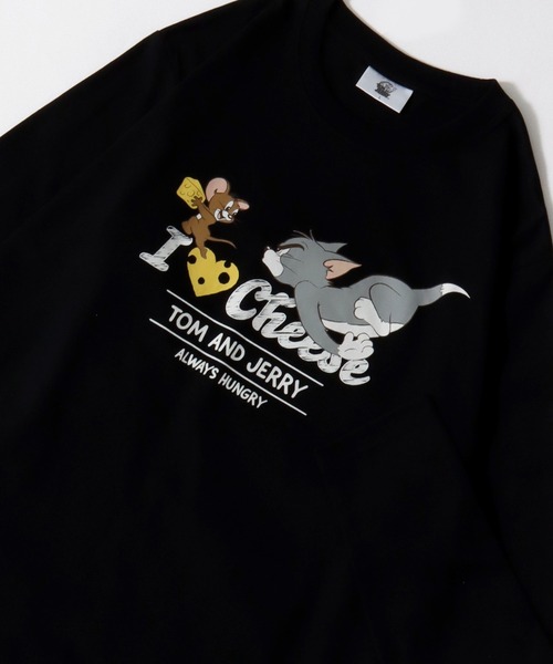 Tom&Jerry(トムアンドジェリー)の「Tom and Jerry/トムとジェリー フロント バックプリント ワンポイント刺繍 ロンT 長袖 ロングスリーブTシャツ レディース メンズ(Tシャツ/カットソー・レディース・ブラック/アッシュグレー/ネイビー/ホワイト・LL/M/L)」の22枚目の写真