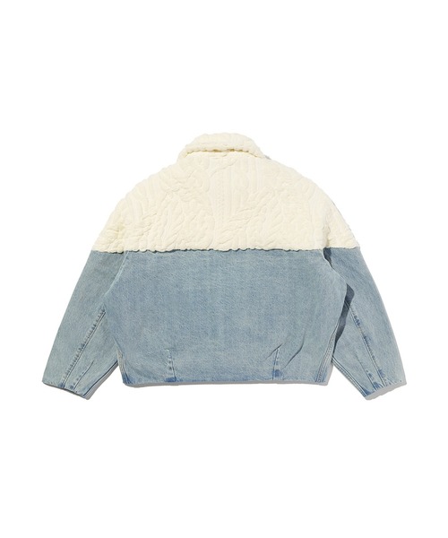 Levi's(リーバイス)の「Levi's/リーバイス BLUETAB(TM) ARAN トラッカージャケット MADE OF JAPAN(デニムジャケット・レディース・インディゴブルー・XS/S/M)」の3枚目の写真