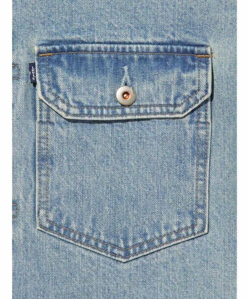 Levi's(リーバイス)の「Levi's/リーバイス BLUETAB(TM) ARAN トラッカージャケット MADE OF JAPAN(デニムジャケット・レディース・インディゴブルー・XS/S/M)」の7枚目の写真