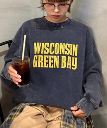 CIAOPANIC TYPY | 【UNISEX】NEWアシッドウォッシュ加工ロゴスウェット(スウェット)