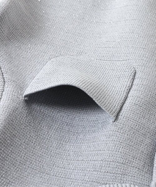 apres les cours（アプレレクール）の「【洗える】ビジューボタンカーディガン_ジュニア対応（カーディガン/ボレロ・キッズ・レッド/シルバー・140/130/120/110/100/90/80）」の4枚目の写真