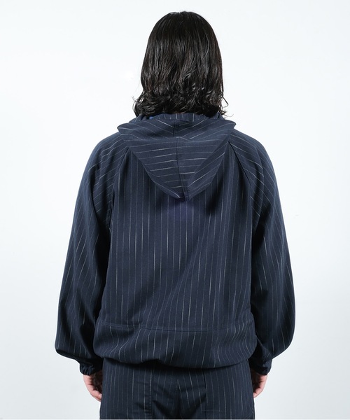 Jieda（ジエダ）の「PULLOVER PARKA（パーカー・メンズ・チェック/ネイビー/グレー・1/2）」の15枚目の写真