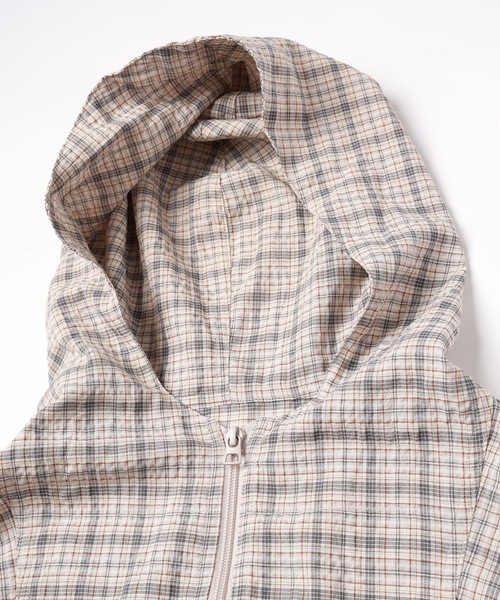 Jieda（ジエダ）の「PULLOVER PARKA（パーカー・メンズ・チェック/ネイビー/グレー・1/2）」の22枚目の写真