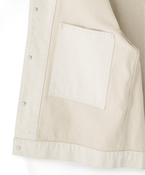 MHL.(エムエイチエル)の「CANTON NATURAL DENIM(デニムジャケット・レディース・ナチュラル・36)」の5枚目の写真