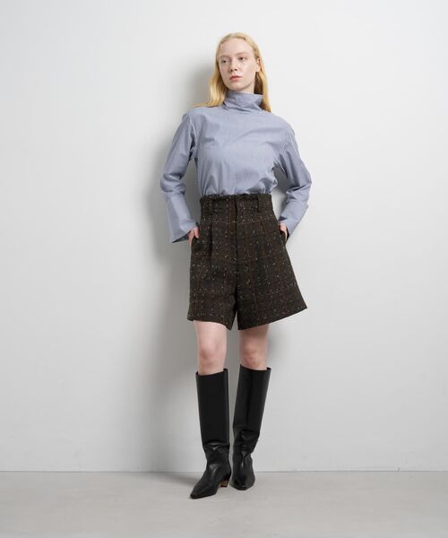 LANVIN en Bleu(ランバンオンブルー)の「ツイード/ウールメルトン ショートパンツ(その他パンツ・レディース・ベージュ/カーキ・36/38)」の3枚目の写真