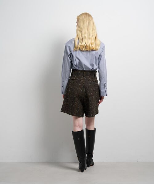 LANVIN en Bleu(ランバンオンブルー)の「ツイード/ウールメルトン ショートパンツ(その他パンツ・レディース・ベージュ/カーキ・36/38)」の5枚目の写真