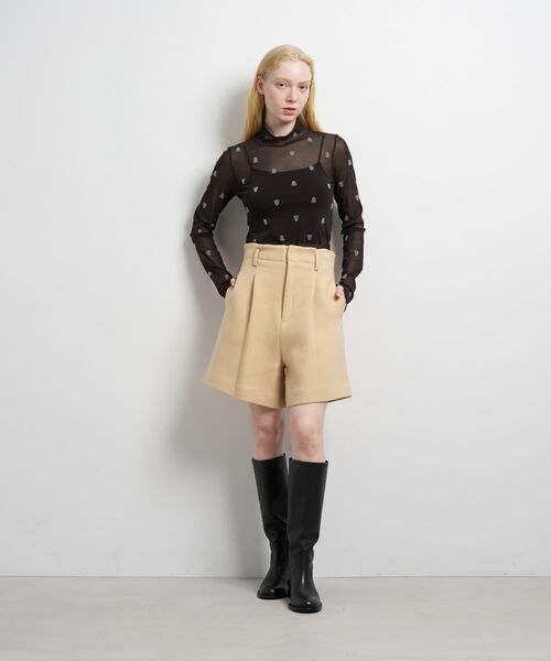 LANVIN en Bleu(ランバンオンブルー)の「ツイード/ウールメルトン ショートパンツ(その他パンツ・レディース・ベージュ/カーキ・36/38)」の11枚目の写真