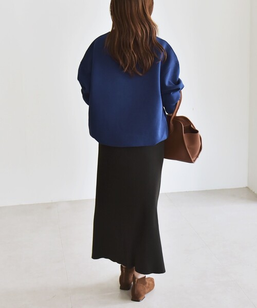 quaranciel:〈洗濯機可能〉ポンチ Vヨークバルーン スウェット プル