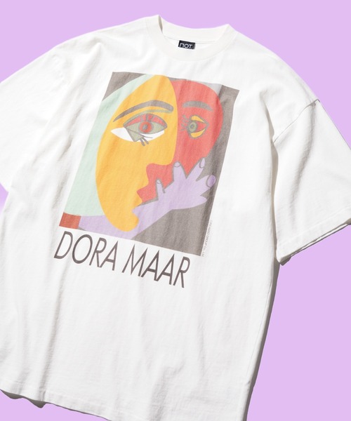 C.E.L.STORE(セルストア)の「NOT OEM / ノットオーイーエム DORA MAAR TEE ピカソ ドラ・マール Tシャツ(Tシャツ/カットソー・メンズ・ブラック/ホワイト・SMALL/MEDIUM/LARGE/X-LARGE)」の2枚目の写真