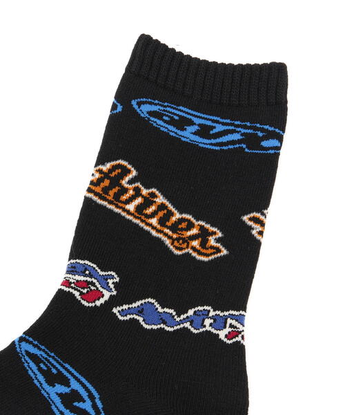 AVIREX（アヴィレックス）の「《直営店限定》50th PATTERN SOX / 50周年パターン 靴下 / AVIREX / アヴィレックス（ソックス/靴下・メンズ・ブラック・FREE）」の8枚目の写真