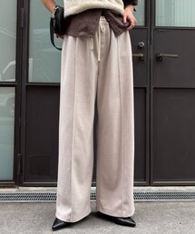Jena espace merveilleux | 【名品！秋の一軍パンツ】ウールライクイージーパンツ(その他パンツ)