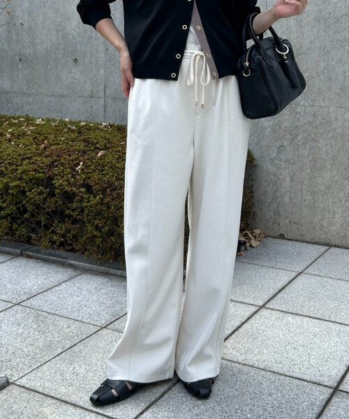 名品！秋の一軍パンツ】ウールライクイージーパンツ（その他