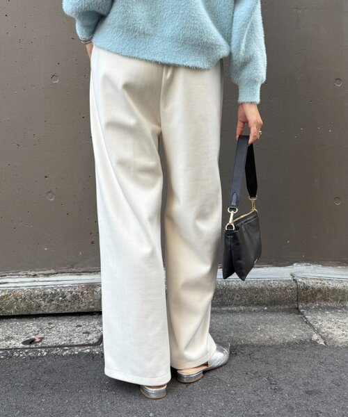 Jena espace merveilleux(ジェナ エスパスメルヴェイユ)の「【名品!あったかパンツ】ウールライクイージーパンツ(その他パンツ・レディース・アイボリー/チャコールグレー/ベージュ・1/2)」の17枚目の写真