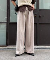 Jena espace merveilleux | 【名品!あったかパンツ】ウールライクイージーパンツ(その他パンツ)