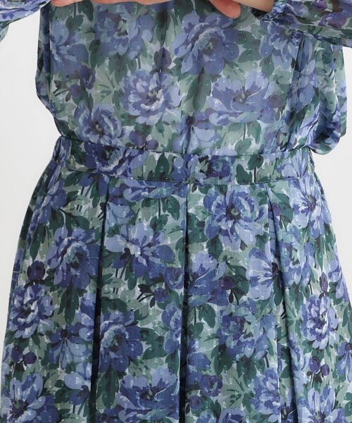 LAURA ASHLEY(ローラアシュレイ)の「【洗える/同柄アイテムあり】ケラウェイ柄 ドビースカート(スカート・レディース・ネイビー系7/レッド系1・38/40)」の14枚目の写真