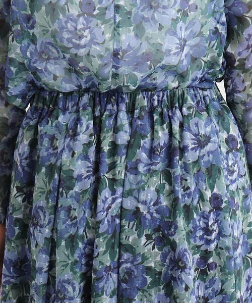 LAURA ASHLEY(ローラアシュレイ)の「【洗える/同柄アイテムあり】ケラウェイ柄 ドビースカート(スカート・レディース・ネイビー系7/レッド系1・38/40)」の15枚目の写真