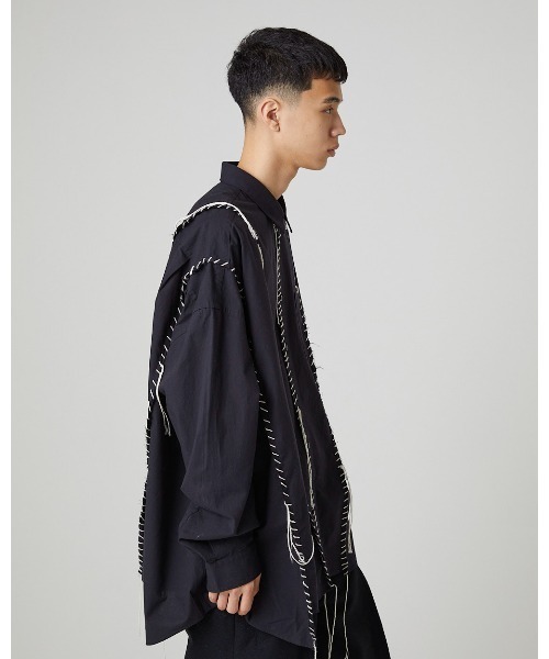 DISCOVERED（ディスカバード）の「DOCKING WIDE LOOPING SHIRTS（シャツ/ブラウス・メンズ・ブルー系その他/ブラック/ホワイト・SMALL/LARGE）」の17枚目の写真