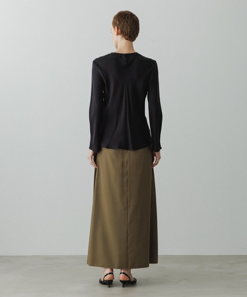 セール】【EMOELLE】フロントプリーツスカート（スカート）｜ADAM ET