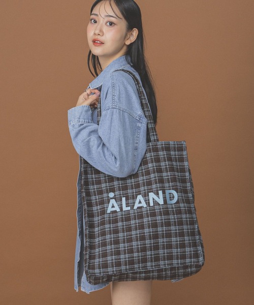 UNISEX】ALAND／チェックマチトート（トートバッグ）｜ALAND
