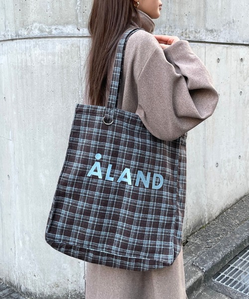 ALAND（エーランド）の「【UNISEX】ALAND／チェックマチトート（トート