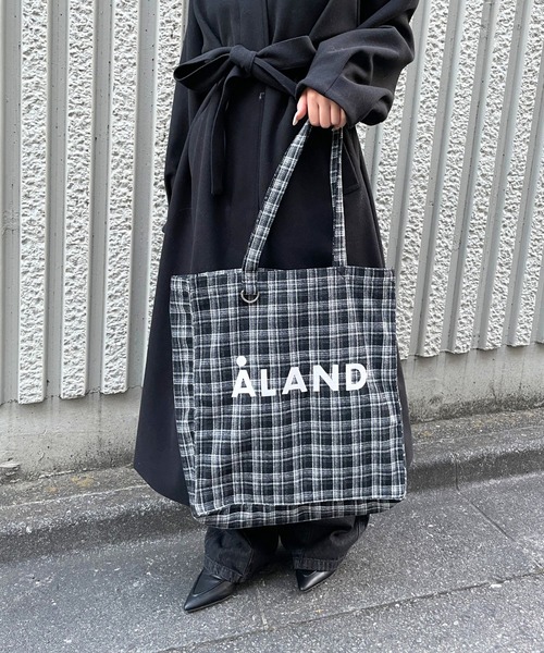 UNISEX】ALAND／チェックマチトート（トートバッグ）｜ALAND