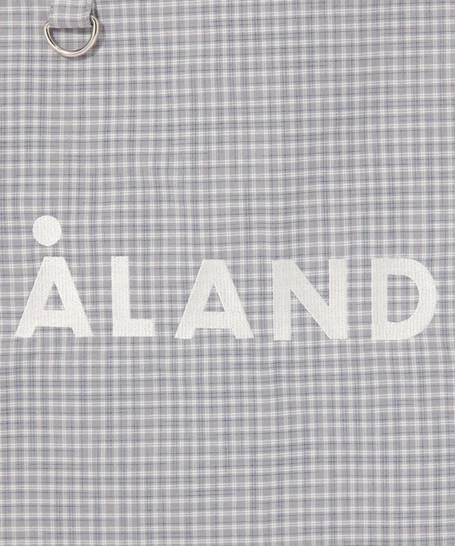 ALAND（エーランド）の「【UNISEX】ALAND／チェックマチトート（トートバッグ・レディース・ブラック/ブラウン/グレー/オフホワイト/ネイビー/ライトグレー・FREE）」の14枚目の写真