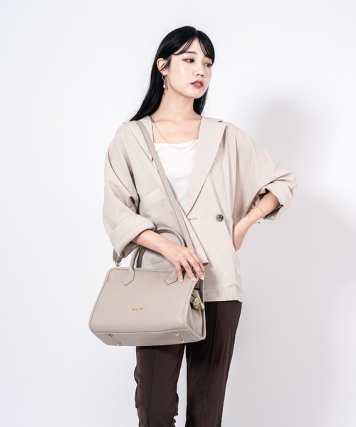 セール】【PULICATI/プリカーティ】2WAY レザー ハンドバッグ