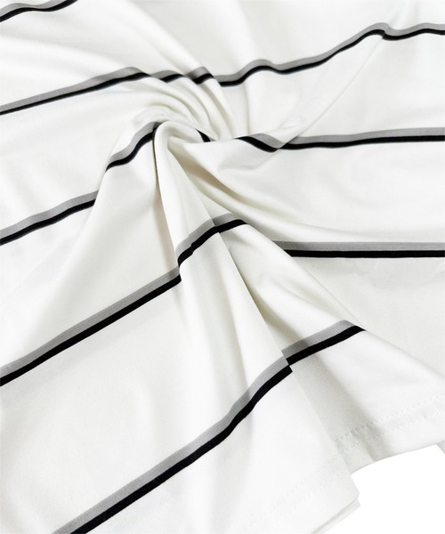 VIBGYOR（ヴィブジョー）の「オーバーサイズ ボーダー ロンT／長袖カットソー(CZ)（Tシャツ/カットソー・レディース・ホワイト/ブルー・MEDIUM/LARGE）」の19枚目の写真