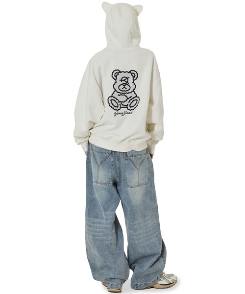 OY/オーワイ』DOLLY STONE EAR HOODIE ZIP UP/ドリーストーン イヤー