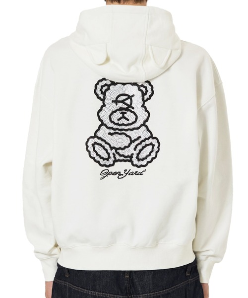 OY(オーワイ)の「『OY/オーワイ』DOLLY STONE EAR HOODIE ZIP UP/ドリーストーン イヤー ジップアップパーカー(パーカー・レディース・ホワイト/ブラック・L/M)」の10枚目の写真