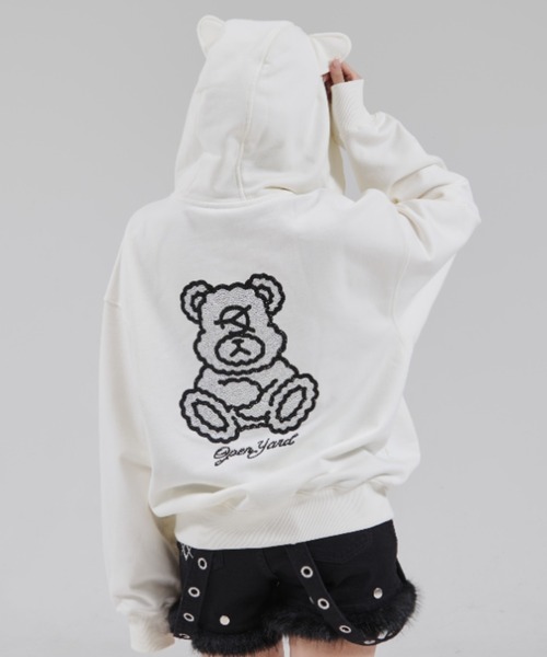 OY/オーワイ』DOLLY STONE EAR HOODIE ZIP UP/ドリーストーン イヤー