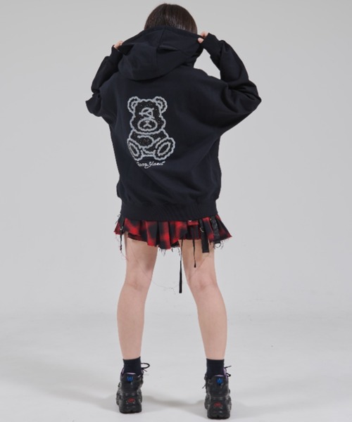 OY/オーワイ』DOLLY STONE EAR HOODIE ZIP UP/ドリーストーン イヤー