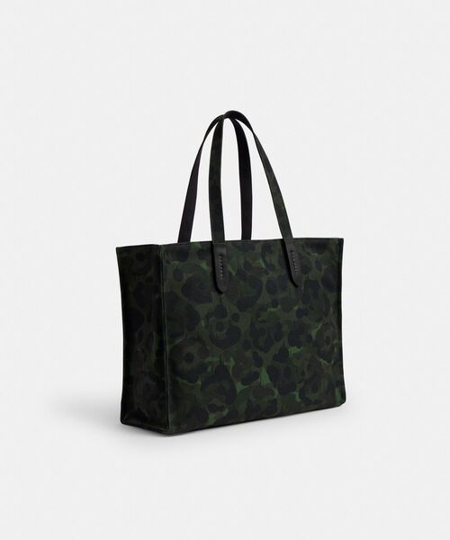 COACH（コーチ）の「トート・カモ プリント アンド レキシー（トートバッグ・メンズ・グリーン系その他・ONE）」の2枚目の写真