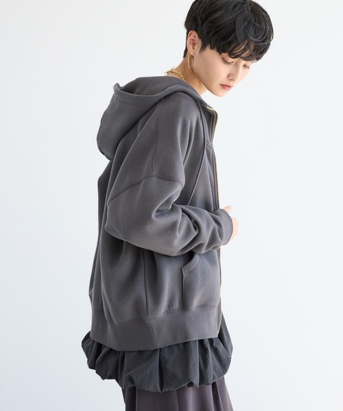 BARNYARDSTORM(バンヤードストーム)の「BARNYARDSTORM / 裾バルーンプルオーバー/マシンウォッシャブル(Tシャツ/カットソー・レディース・ブラック/ホワイト・FREE)」の3枚目の写真