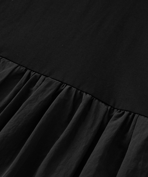 BARNYARDSTORM(バンヤードストーム)の「BARNYARDSTORM / 裾バルーンプルオーバー/マシンウォッシャブル(Tシャツ/カットソー・レディース・ブラック/ホワイト・FREE)」の17枚目の写真