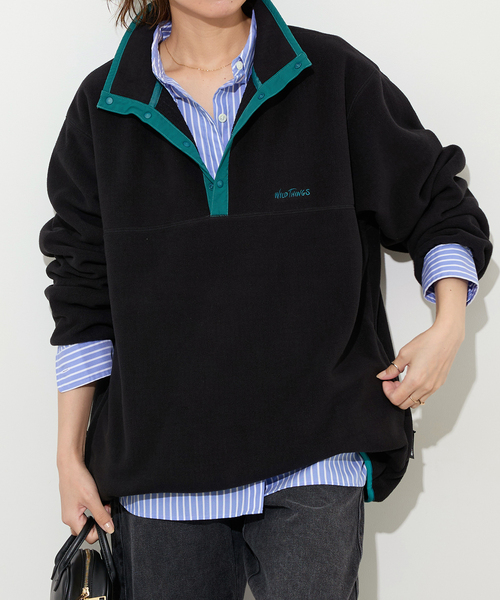 セール】別注【WILD THINGS/ワイルドシングス】フリースプルオーバー