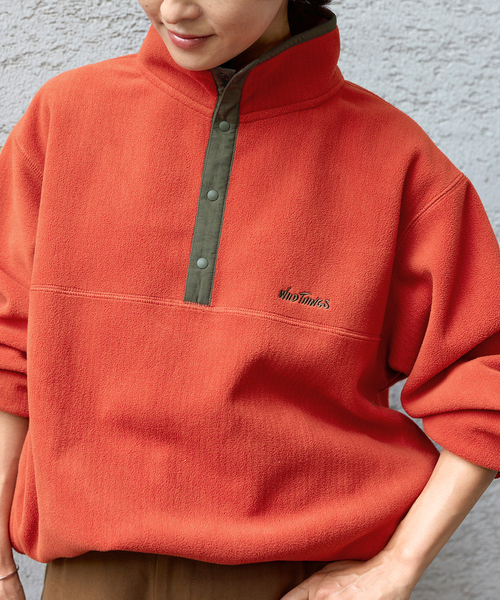 セール】別注【WILD THINGS/ワイルドシングス】フリースプルオーバー