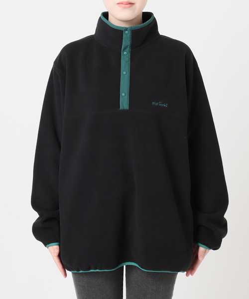 WILD THINGS(ワイルドシングス)の「別注【WILD THINGS/ワイルドシングス】フリースプルオーバー(ブルゾン・レディース・レッド/ネイビー/ブラック・MEDIUM)」の19枚目の写真