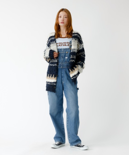 Johnbull（ジョンブル）の「【JOHNBULL/ジョンブル】ファンシーカーディガン /ニットカーディガン / ファンシーヤーン【WEB限定】（カーディガン/ボレロ・レディース・ラベンダー/ネイビー・フリー）」の12枚目の写真
