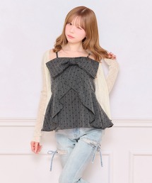Belle Charme】Elegant Frill Lace Tops（Tシャツ/カットソー）｜OLIVE