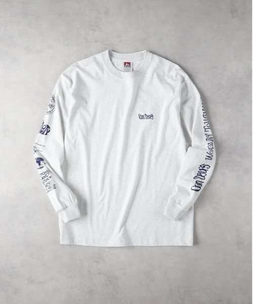 Right-on（ライトオン）の「BEN DAVIS レイヤードロングスリーブプリントＴシャツ（その他トップス・メンズ・ネイビー/ホワイト/ブラック・L/M/XL）」の18枚目の写真