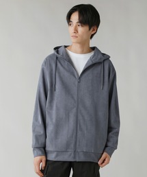 LIL VENDARS | Buyer's Select/フェイクスウェードハイネックフルジップパーカー(パーカー)