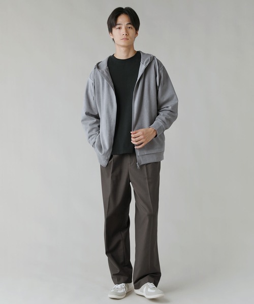 LIL VENDARS（リルヴェンダース）の「Buyer's Select/フェイクスウェードハイネックフルジップパーカー（パーカー・メンズ・ライトグレー/スミクロ/ブルー・L/LL/M）」の20枚目の写真