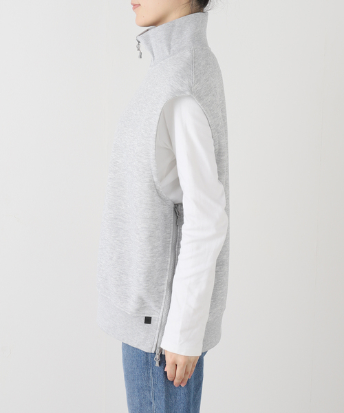 DAIWA PIER39(ダイワピア39)の「DAIWA PIER 39 TECH- SWEAT ZIP VEST PULLOVER BE-55025WL:スウェット(ベスト・レディース・パープル/ライトグレー・FREE)」の7枚目の写真