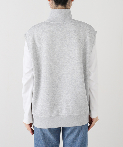 DAIWA PIER39(ダイワピア39)の「DAIWA PIER 39 TECH- SWEAT ZIP VEST PULLOVER BE-55025WL:スウェット(ベスト・レディース・パープル/ライトグレー・FREE)」の8枚目の写真