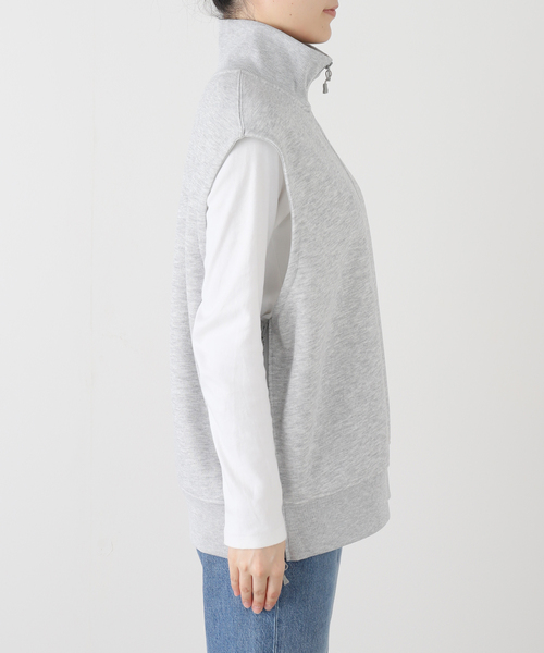 DAIWA PIER39(ダイワピア39)の「DAIWA PIER 39 TECH- SWEAT ZIP VEST PULLOVER BE-55025WL:スウェット(ベスト・レディース・パープル/ライトグレー・FREE)」の9枚目の写真