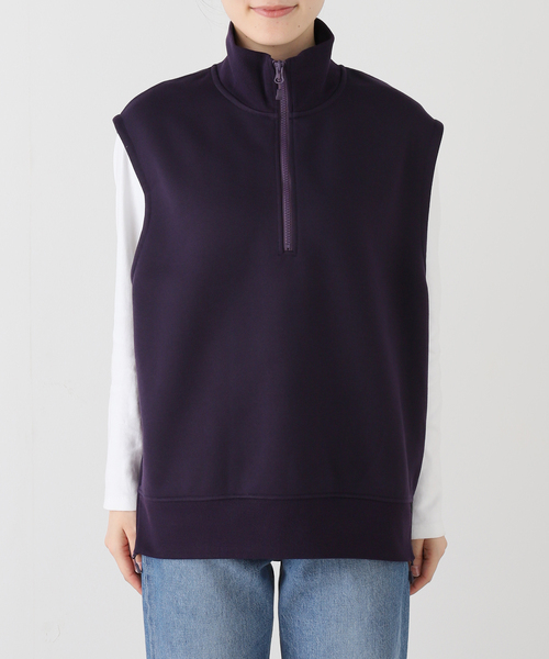 DAIWA PIER39(ダイワピア39)の「DAIWA PIER 39 TECH- SWEAT ZIP VEST PULLOVER BE-55025WL:スウェット(ベスト・レディース・パープル/ライトグレー・FREE)」の21枚目の写真